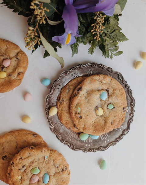 Mini Egg Sourdough Cookie