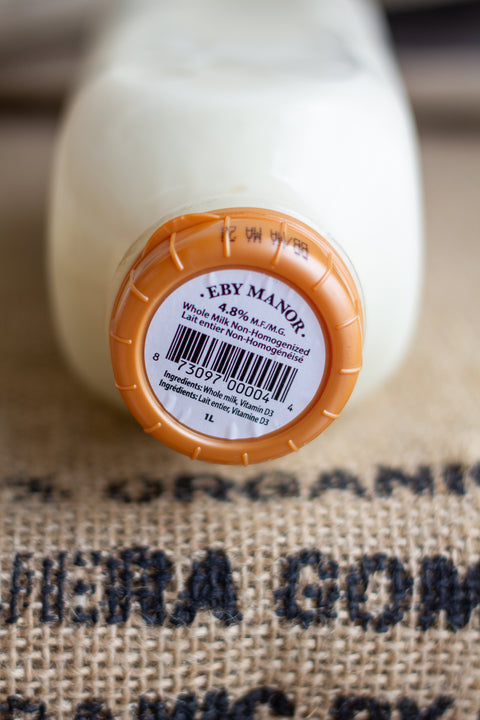 Eby Manor 4.8% Whole Milk