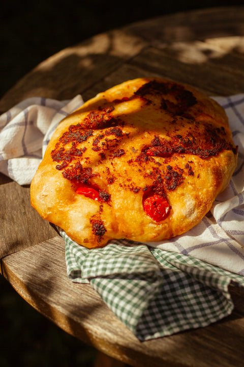 Sundried Tomato and Basil Focaccia