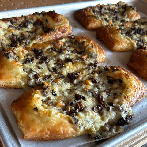 Mushroom, Rosemary & Cheddar Danish