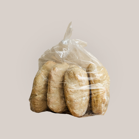Frozen Sourdough Ciabatta Buns (4-Pack)