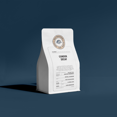 Colombia Condor Decaf Natural, Natural Process EA Sugarcane Decaf