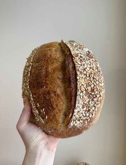 Oatmeal Honey Sourdough