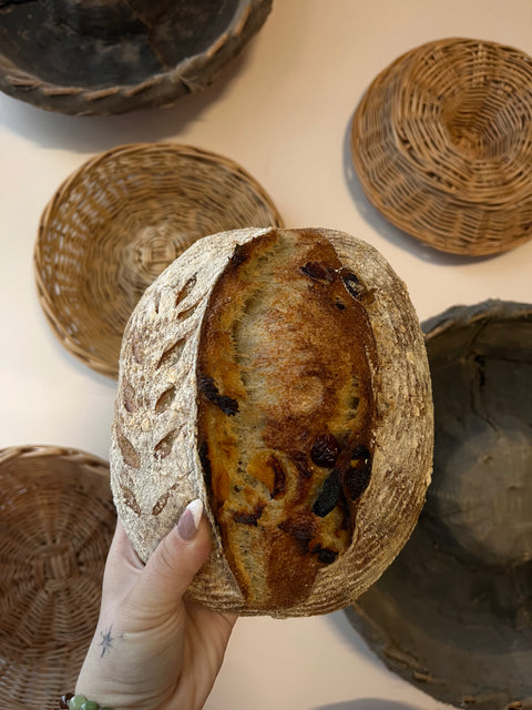 Cranberry Apricot Sourdough Loaf