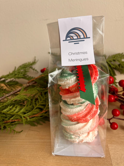 Peppermint Meringues