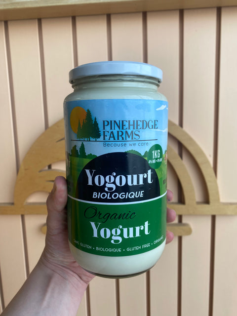 Pine hedge Farms Organic Yogurt