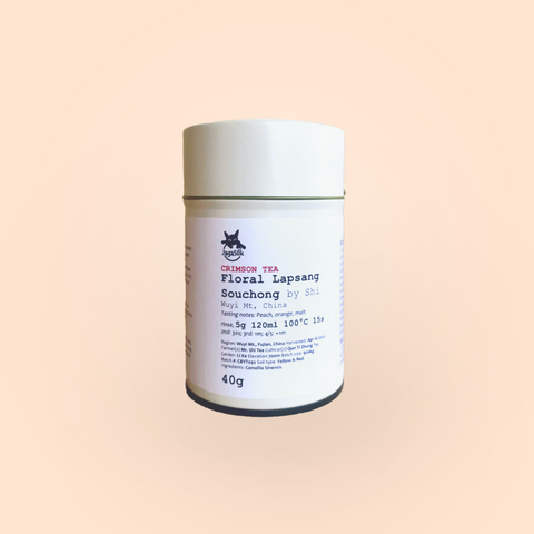 Crimson Floral Lapsang Souchong | JagaSilk
